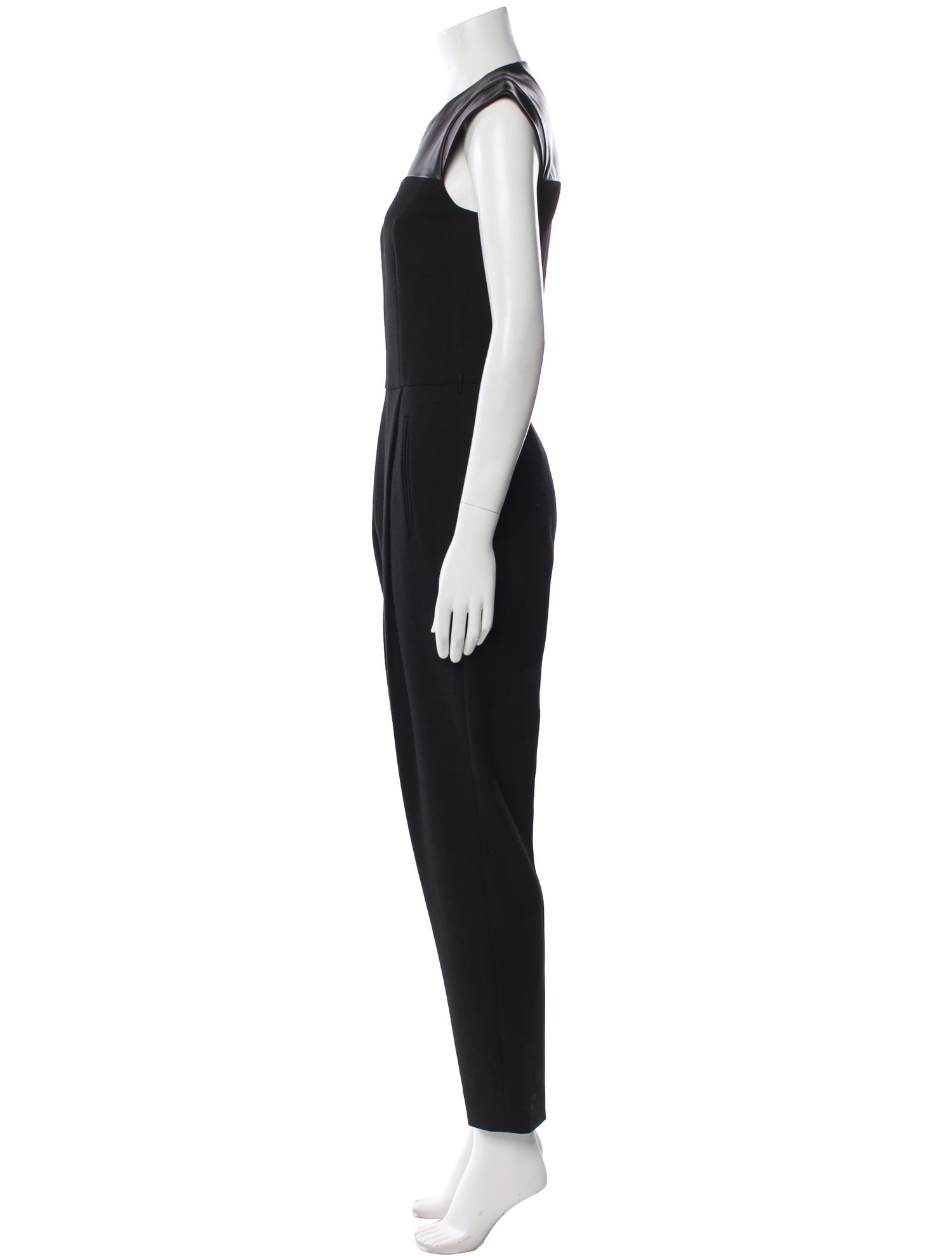 Michael Kors Virgin Wool Scoop Neck Jumpsuit